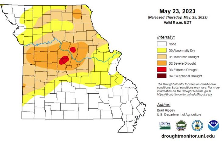 Statewide Drought Alert Declared in Missouri