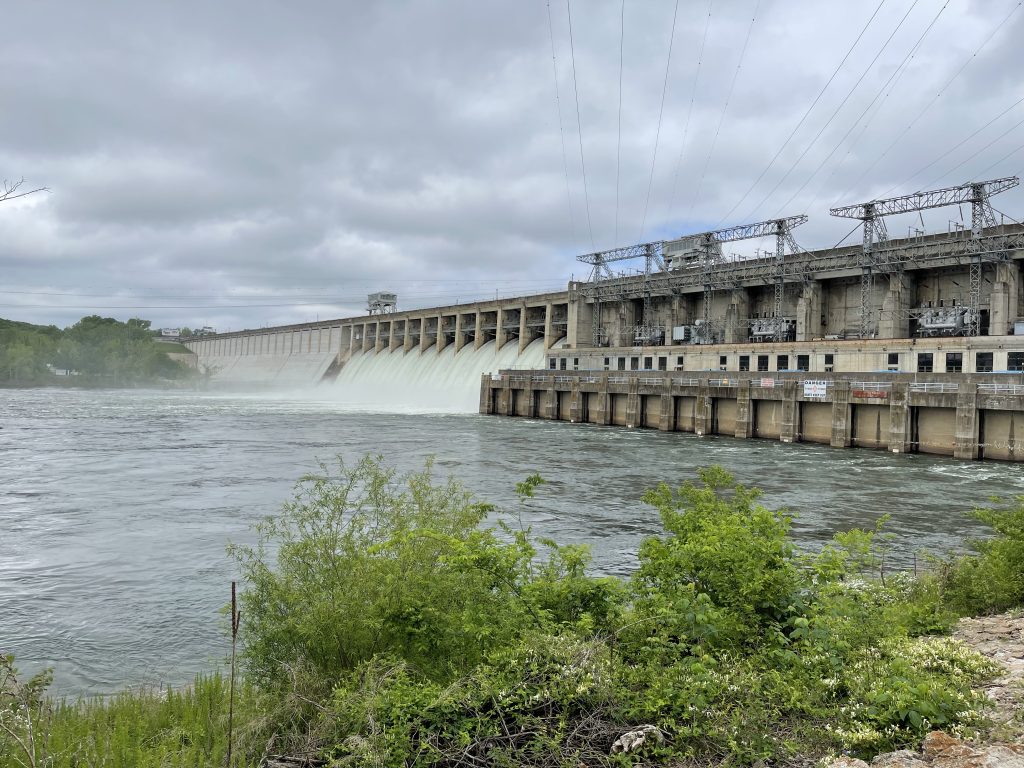 Gates Open At Bagnell Dam As Recent Rains Fill Up Truman Reservoir