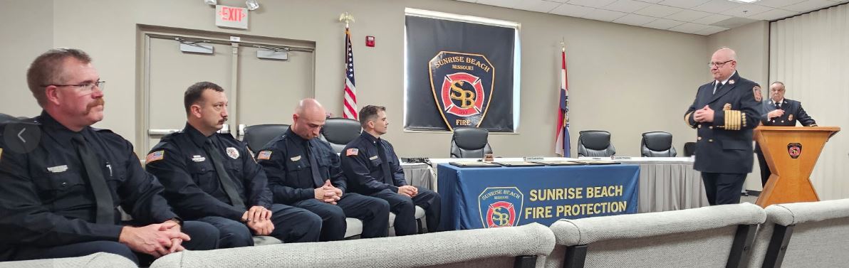 SBFD Adds Three New Firefighters and Promotes Another to Lieutenant