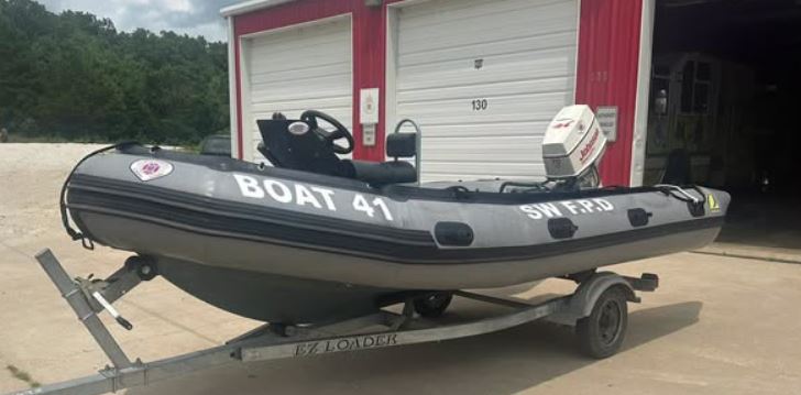 SWFD Adds Water Rescue Boat to Fleet