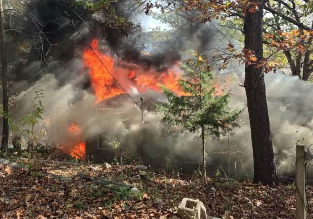 Edwards-Area House Destroyed by Fire