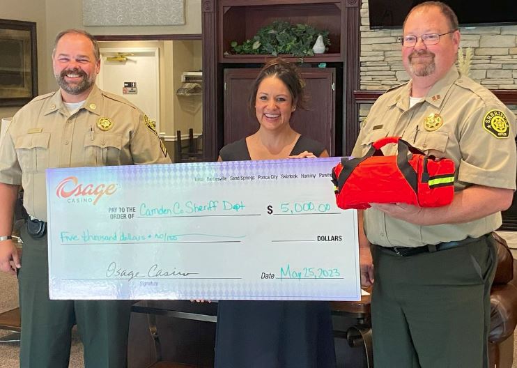 Osage Nation Casinos Hands Out More Donations to the Lake Area