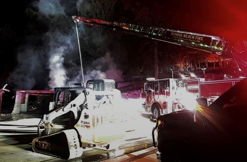 Sunrise Beach Area House Destroyed by Fire