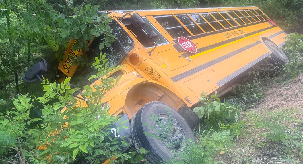 No Injuries After School of the Osage Bus Leaves Roadway