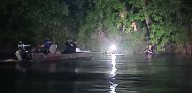 Two Individuals and a Dog Rescued in Swift Water Operation in Camden County
