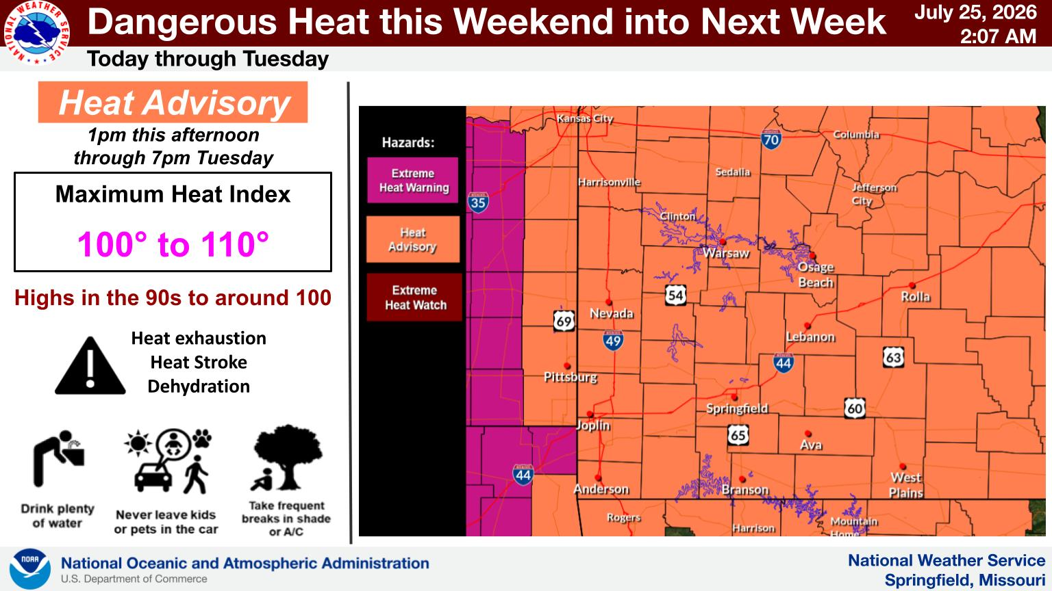 Another Heatwave Is In The Works For The Next Several Days Across The Lake Area