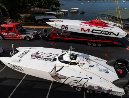 lake race boats