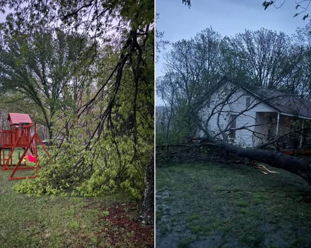Storms Cause Damage In The Lake Area & NWS Updates Tornado Reports For Clinton