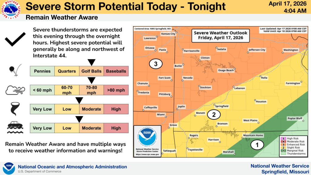 Severe Weather Expected Today With Strong Tornadoes Possible – News ...