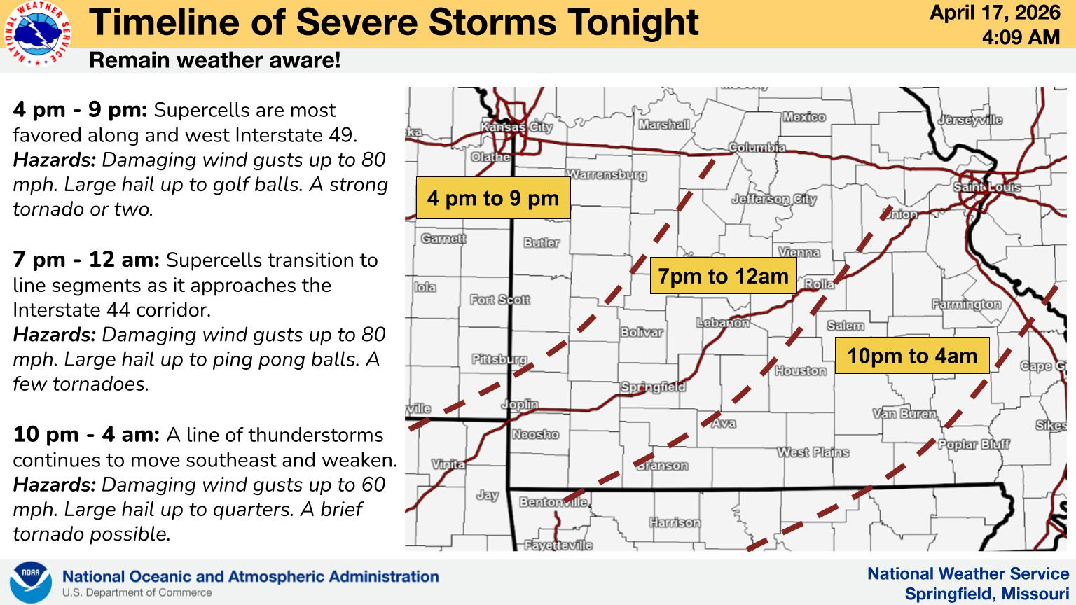 Severe Weather Expected Today With Strong Tornadoes Possible