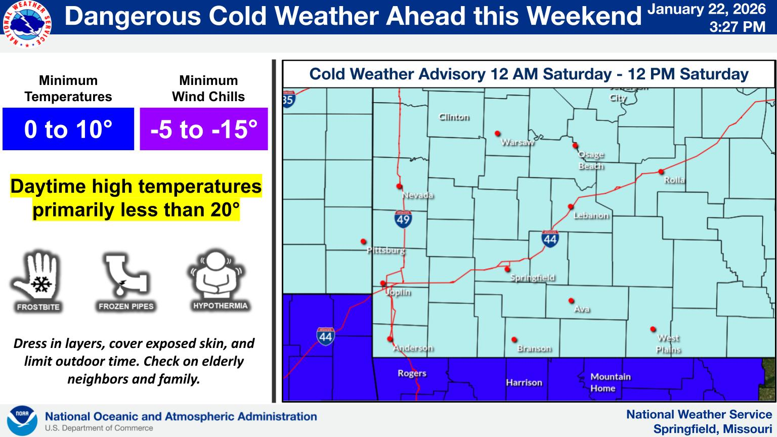 Winter Storm & Extreme Cold Warnings Issued For The Entire Lake Region ...