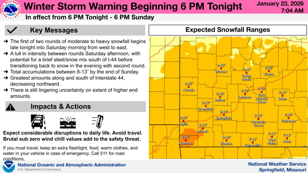 Lake Area Prepares For An Unfathomable Amount Of Snow & Cold Temps
